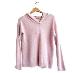 The Cashmere Project Honeycomb Hoodie‎ In Pink - Size XS
